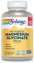 Cargar imagen en el visor de la galería, Magnesio Glicinato Quelado + BioPerine | 120 Cápsulas Veganas | SOLARAY