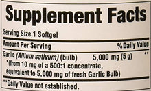 Cargar imagen en el visor de la galería, Aceite de Ajo 5000 mg | 250 Cápsulas | Suplemento Herbal | Puritan's Pride