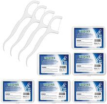 Cargar imagen en el visor de la galería, Palillos de Hilo Dental Biodegradables | 165 Uds (3 Cajas x 55) | Hilo Irrompible | Ecológicos