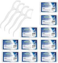 Cargar imagen en el visor de la galería, Palillos de Hilo Dental Biodegradables | 165 Uds (3 Cajas x 55) | Hilo Irrompible | Ecológicos