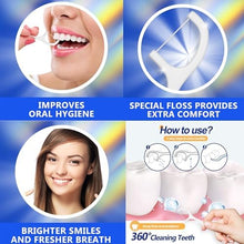 Cargar imagen en el visor de la galería, Palillos de Hilo Dental Biodegradables | 165 Uds (3 Cajas x 55) | Hilo Irrompible | Ecológicos