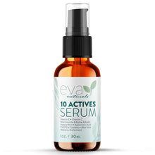 Cargar imagen en el visor de la galería, 10 Actives Suéro Facial | 1 oz | Niacinamida + Vit C + Ác. Hialurónico | 10 Activos | Ilumina + Poros + Manchas