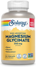 Cargar imagen en el visor de la galería, Magnesio Glicinato Quelado + BioPerine | 120 Cápsulas Veganas | SOLARAY