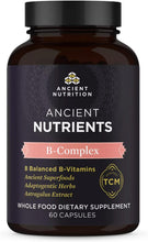 Cargar imagen en el visor de la galería, Complejo Vitamina B | 8 Vitaminas B Activadas | 60 Cápsulas | Ancient Nutrition