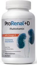 Cargar imagen en el visor de la galería, Nephroceuticals ProRenal+D | Omega-3 Aceite de Pescado + Vitamina D3 | 180 Cápsulas Blandas | 90 Días | Multivitamínico Renal