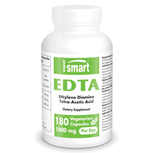 Cargar imagen en el visor de la galería, Supersmart – Cápsulas vegetales con EDTA disódico cálcico | 180 unidades | Sin OGM y sin gluten