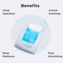 Cargar imagen en el visor de la galería, +wis+ Mascarilla Facial Triple Ác. Hialurónico | 24 Unidades | Vit B5 + Genciana | Hidrata + Repara + Antienvejecimiento