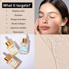 Cargar imagen en el visor de la galería, MIVIDA Trío Suéros Faciales | Vit C 20% + Ác. Hialurónico + Retinol 2.5% | 3x1 fl oz | Ilumina + Reafirma + Hidrata
