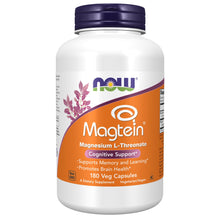 Cargar imagen en el visor de la galería, NOW Magtein® L-Treonato de Magnesio | 180 Cápsulas Vegetales | Calidad GMP