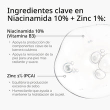 Cargar imagen en el visor de la galería, The Ordinary Niacinamida 10% + Zinc 1% | Sérum Antiimperfecciones | Poros + Brillo + Control Grasa | 30 ml