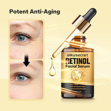 Cargar imagen en el visor de la galería, Silkysecret Suéro Retinol 2% | 2 fl oz | Ác. Hialurónico + Vit C + Vit E + Niacinamida | Antienvejecimiento