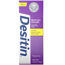 Cargar imagen en el visor de la galería, Desitin Maximum Strength | Pasta Protectora para Bebé | 4 oz