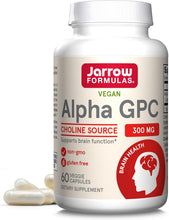 Cargar imagen en el visor de la galería, Alpha GPC 300 mg | 60 Cápsulas Vegetales | Salud Cerebral | Jarrow Formulas