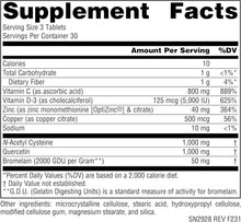 Cargar imagen en el visor de la galería, Wellness NACetin Protocolo Inmune | 90 Tabletas | Zinc + Vitamina C + D3 | 7 Ingredientes