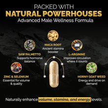 Cargar imagen en el visor de la galería, Semapro Volumizador Masculino | Fórmula Energética | Aminos + Antioxidantes + Vitaminas