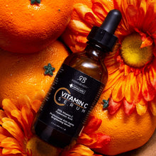 Cargar imagen en el visor de la galería, Radha Beauty Suéro Vitamina C 20% + E + Ác. Hialurónico | 2 fl oz | Orgánico | Cruelty-Free | Botánico