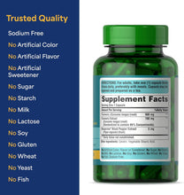Cargar imagen en el visor de la galería, Puritan's Pride Curcumina Cúrcuma 1000mg | 120 Cápsulas | Liberación Rápida