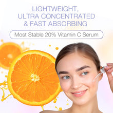 Cargar imagen en el visor de la galería, Youn Beauty Suéro Vit C 20% Estable | Ác. Ferúlico + Hialurónico + Vit E | 2 fl oz | Dr. Youn | Antioxidante