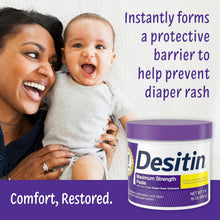 Cargar imagen en el visor de la galería, Desitin Máxima Resistencia | 40% Óxido de Zinc | Crema Prot. Pañalitis | 1 lb