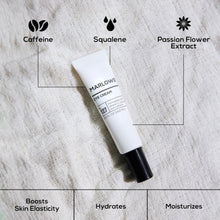 Cargar imagen en el visor de la galería, Marlowe No.127 Crema de Ojos para Hombre | Vit C + Cafeína + Escualano | 0.5 fl oz | Ojeras + Hinchazón + Arrugas