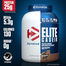 Cargar imagen en el visor de la galería, Dymatize Elite Casein Proteína en Polvo | Absorción Gradual | Alta Pureza