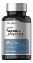 Cargar imagen en el visor de la galería, Magtein L-Treonato de Magnesio 2000 mg | 100 Cápsulas | Horbäach