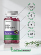 Cargar imagen en el visor de la galería, Horbaach Sambucus Saúco Negro 400 mg 120 Gomitas | Zinc + Vitamina C | Inmunidad