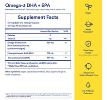 Cargar imagen en el visor de la galería, Ritual | Omega-3 Vegano DHA+EPA | 60 Cápsulas
