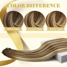 Cargar imagen en el visor de la galería, Ve Sunny Extensiones De Cabello Humano Remy Con Clip De 18
