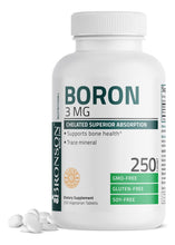 Cargar imagen en el visor de la galería, Bronson Boro 3 Mg Quelatado Absorción Superior Apoya La