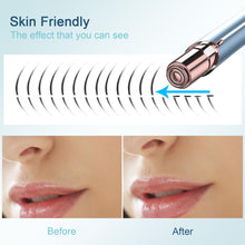 Cargar imagen en el visor de la galería, Depiladora Facial Eléctrica para Mujer Sin Dolor Recargable USB – Removedor de Vello para Rostro, Labios y Barbilla