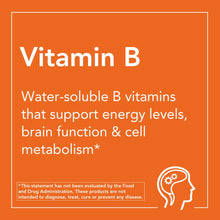 Cargar imagen en el visor de la galería, NOW Vitamina B-1 Tiamina 100mg | Energía + Sistema Nervioso + Metabolismo | Vegano | 100 Tabletas
