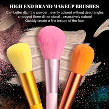 Cargar imagen en el visor de la galería, Bs-mall Brochas De Maquillaje Coloridas 12 Unids Juego De