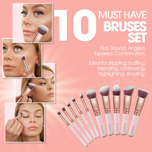 Cargar imagen en el visor de la galería, Kabuki Juego De Brochas De Maquillaje Base En Polvo Rubor
