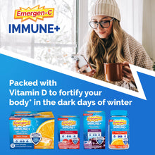 Cargar imagen en el visor de la galería, Emergen-C Immune+ Triple Acción 50 Sobres | Vit C 1000mg + BetaVia + Vit D + Zinc | Súper Naranja