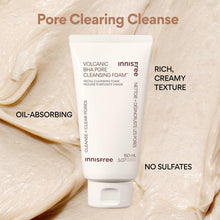 Cargar imagen en el visor de la galería, Innisfree Volcanic Bha Espuma Limpiadora De Poros Con Ácido