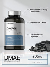 Cargar imagen en el visor de la galería, DMAE Bitartrato 250 mg | 200 Cápsulas | Salud Cognitiva | Horbaach