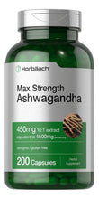 Cargar imagen en el visor de la galería, Ashwagandha Extracto 10:1 | Equiv. 4500 mg | 200 Cápsulas | Horbäach