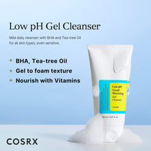 Cargar imagen en el visor de la galería, Cosrx Low Ph Good Morning Limpiador Facial En Gel Suave Para