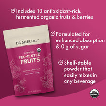 Cargar imagen en el visor de la galería, Dr. Mercola Frutas Fermentadas Orgánicas 9.5 Oz 270 G 90