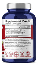 Cargar imagen en el visor de la galería, Nusapure Extracto De Ruibarbo Siberiano 10:1 2500 Mg 200