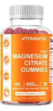 Cargar imagen en el visor de la galería, Vitamatic Gomitas de Citrato de Magnesio 600 mg | 60 Gomitas Veganas