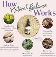 Cargar imagen en el visor de la galería, Earthley Wellness Natural Balance Fórmula Herbaria Natural