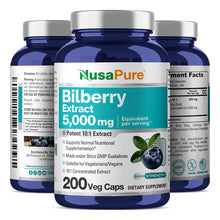 Cargar imagen en el visor de la galería, Nusapure Extracto De Arándano 5000 Mg 200 Cápsulas
