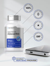 Cargar imagen en el visor de la galería, Horbäach Astaxantina 10mg 60 Cápsulas Blandas Fórmula
