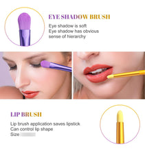 Cargar imagen en el visor de la galería, Bs-mall Brochas De Maquillaje Coloridas 12 Unids Juego De