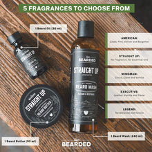 Cargar imagen en el visor de la galería, Live Bearded Kit De Aseo De Barba De 3 Pasos Lavado Aceite Y
