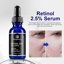 Cargar imagen en el visor de la galería, Bioglossy Suero De Retinol Para Cara 2.5% Retinol Intenso