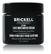 Cargar imagen en el visor de la galería, Brickell Crema Hidratante Facial Con Retinol Para Hombres