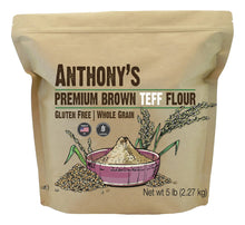 Cargar imagen en el visor de la galería, Anthony's Harina de Teff | 100% Grano Entero | Alta en Fibra y Proteína | Sin Gluten | Sin Conservantes